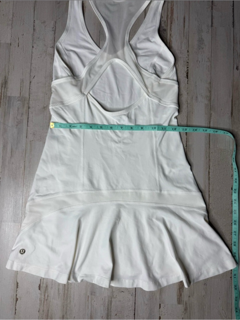 Lululemon White Athletic Tennis Dress with Flared Skirt Size Small Golf Pickleba - Picture 10 of 11